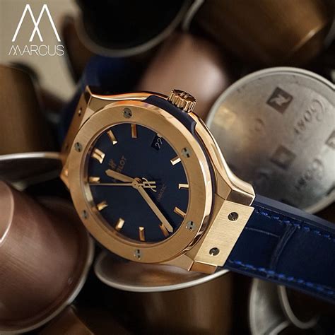 hublot big bang classic fusion chronograph rosé gold blue dial|Hublot Classic Fusion .